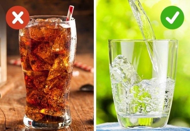 Những thức ăn đồ uống có ga là một nhân tố khác gây tăng áp suất và làm bạn không thoải mái. Các đồ uống có ga kích thích quá trình này vì thế bạn không nên ăn hay uống những đồ như vậy để tránh bị đầy hơi, ví như bánh mì nâu, đậu, táo...