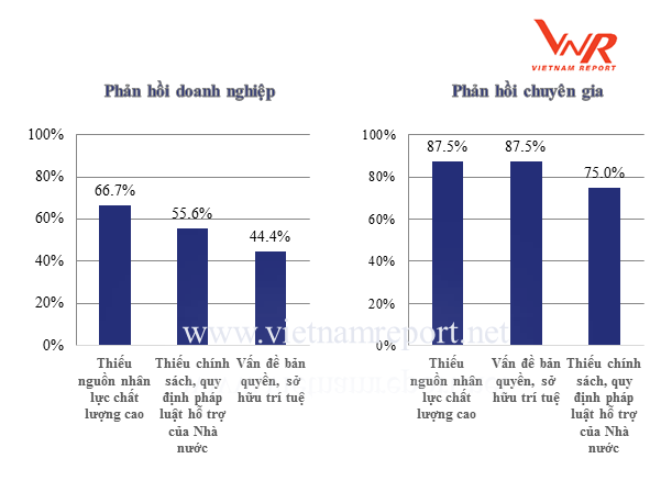 Nguồn: Khảo sát DN và chuyên gia ngành công nghệ, Vietnam Report, tháng 6/2018