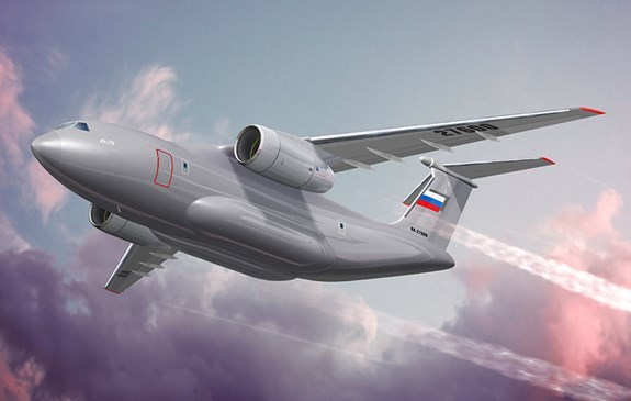 Máy bay vận tải quân sự tầm trung Il-276.