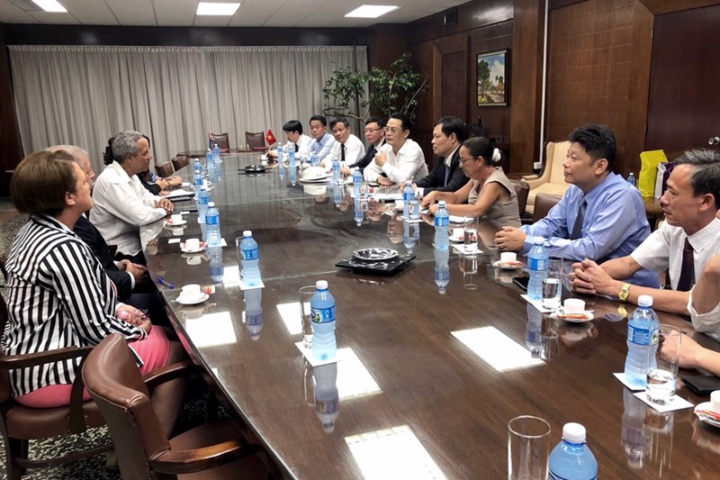 Đoàn công tác của Tổng cục DTNN, Đại sứ quán Việt Nam tại Cuba và đại diện các Bộ, ngành của nước Cộng hòa Cuba tại buổi lễ
