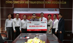 Vietlott trao giải Jackpot gần 65 tỷ đồng cho khách hàng đến từ tỉnh Đồng Nai