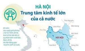[Infographics] Hà Nội: Trung tâm kinh tế lớn của cả nước
