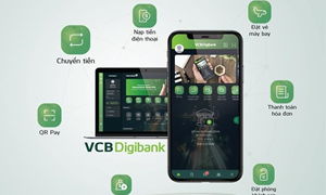 Vietcombank điều chỉnh, bổ sung tính năng trên VCB Digibank