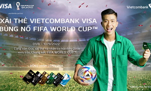 Xài thẻ Vietcombank Visa – Bùng nổ Fifa World Cup
