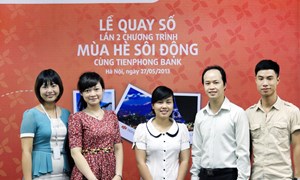 TienPhong Bank xác định được khách hàng trúng thưởng 