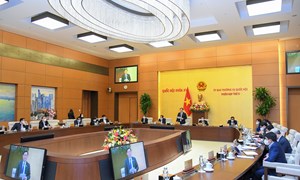 Phiên họp thường kỳ thứ 7 của Uỷ ban Thường vụ Quốc hội diễn ra từ ngày 18 đến 19/1/2022