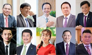 Top 10 doanh nhân nổi bật thị trường chứng khoán Việt Nam 2021