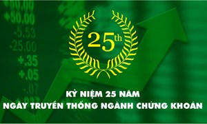 Bộ trưởng Hồ Đức Phớc chúc mừng 25 năm ngày Truyền thống ngành Chứng khoán Việt Nam