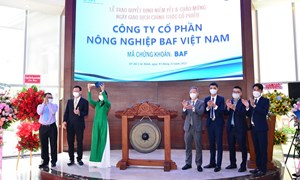 Niêm yết và chính thức giao dịch cổ phiếu Công ty cổ phần nông nghiệp BAF Việt Nam