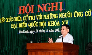 Chùm ảnh: Bộ trưởng Hồ Đức Phớc hoàn thành chương trình tiếp xúc cử tri tại Bình Định