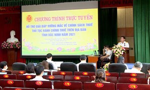 Cục Thuế Bắc Ninh đối thoại trực tuyến, hỗ trợ người nộp thuế