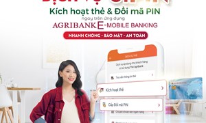 Agribank triển khai mã PIN điện tử cho khách hàng