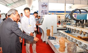 Quy tụ hơn 320 thương hiệu về chế biến gỗ lớn tại VietnamWood 