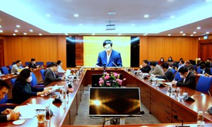 Đảng ủy Bộ Tài chính tham dự Hội nghị đối ngoại toàn quốc triển khai thực hiện Nghị quyết Đại hội XIII
