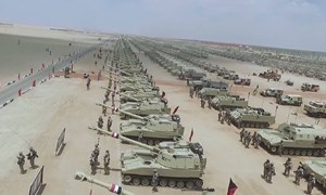 Hàng ngàn xe tăng Ai Cập sẵn sàng cho cuộc xung đột tại Lybia?