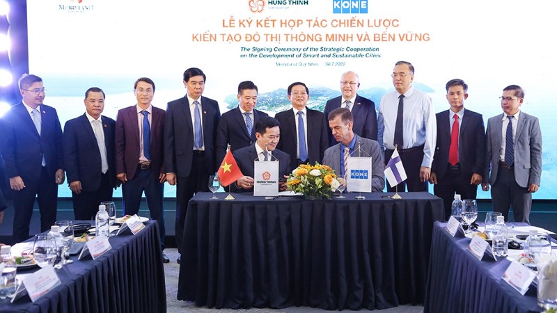 Tập đoàn Hưng Thịnh hợp tác chiến lược với KONE Việt Nam kiến tạo đô thị thông minh và bền vững