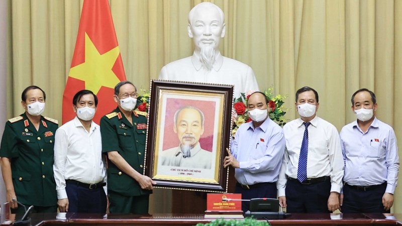  Chủ tịch nước làm việc với Hội Hỗ trợ gia đình liệt sĩ và Hội Nạn nhân chất độc da cam/dioxin Việt Nam