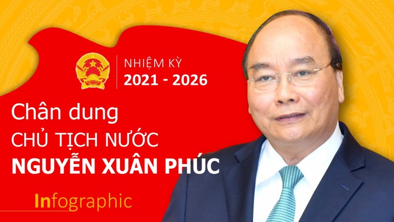 [Infographics] Chân dung Chủ tịch nước nhiệm kỳ 2021- 2026 Nguyễn Xuân Phúc
