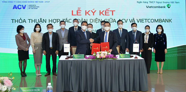 Vietcombank và Tổng công ty Cảng hàng không Việt Nam ký Thỏa thuận hợp tác toàn diện