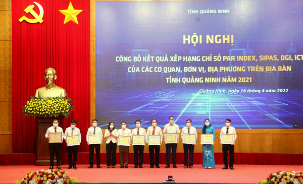 Hải quan Quảng Ninh dẫn đầu SIPAS và xếp hạng xuất sắc Par-Index năm 2021