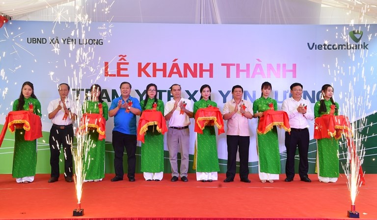 Vietcombank tài trợ 2 tỷ đồng xây Trạm y tế xã Yên Lương tỉnh Phú Thọ