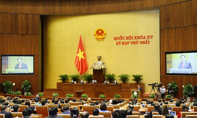 Thủ tướng Chính phủ Phạm Minh Chính trình Quốc hội cơ cấu Chính phủ nhiệm kỳ khóa XV