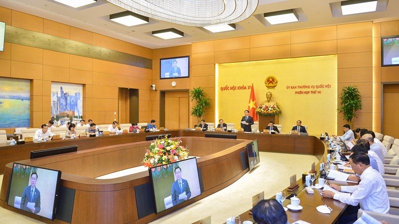 Khai mạc Phiên họp thường kỳ thứ 14 của Ủy ban Thường vụ Quốc hội 