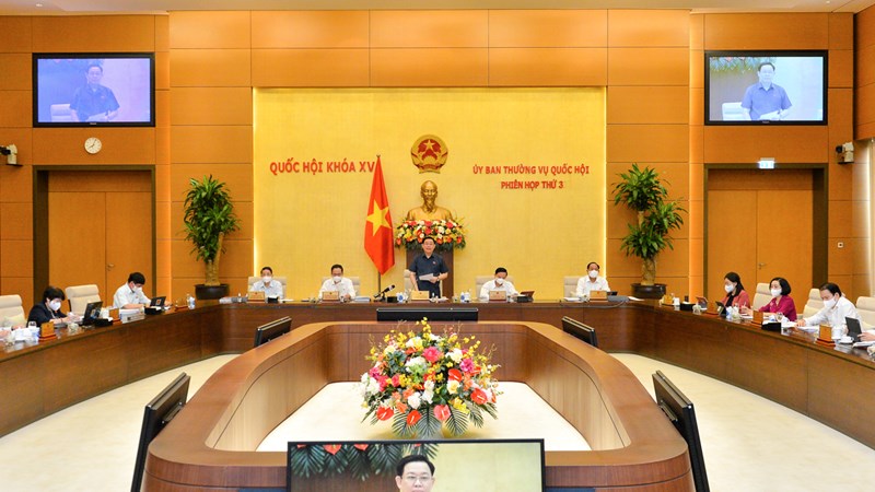 Uỷ ban Thường vụ Quốc hội tiếp tục Phiên họp thường kỳ thứ 6