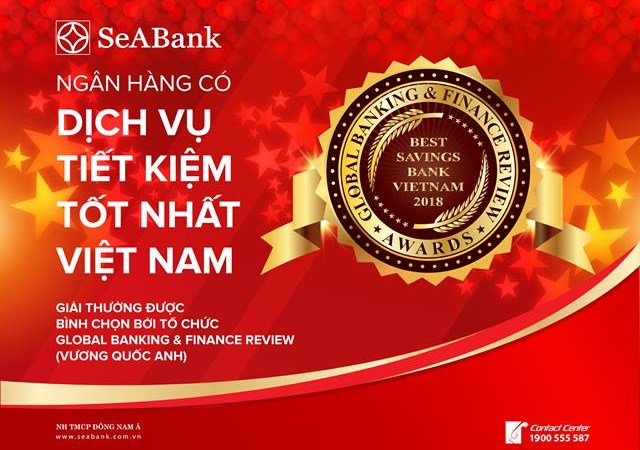 SeABank lần thứ 8 nhận giải thưởng của GBAF 