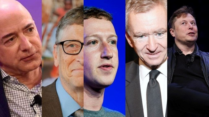  10 người giàu nhất thế giới năm 2021 