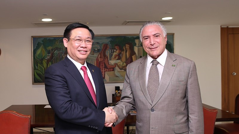 Phó Thủ tướng Vương Đình Huệ thăm và làm việc tại Brazil
