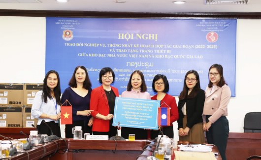Kho bạc Nhà nước Việt Nam và Kho bạc Quốc gia Lào thống nhất chương trình hợp tác giai đoạn 2022-2025