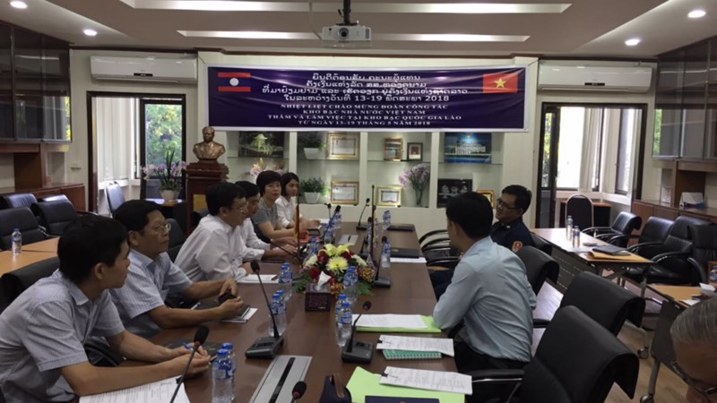 Kho bạc Nhà nước Việt Nam và Kho bạc Quốc gia Lào phối hợp chia sẻ nghiệp vụ Kho bạc