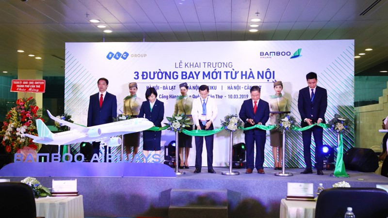 Bamboo Airways mở 3 đường bay mới từ Hà Nội đi Đà Lạt, Pleiku và Cần Thơ 