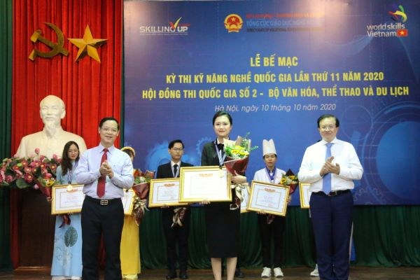 Hà Nội có nhiều thí sinh giành huy chương Vàng nhất kỳ thi kỹ năng nghề quốc gia 2020