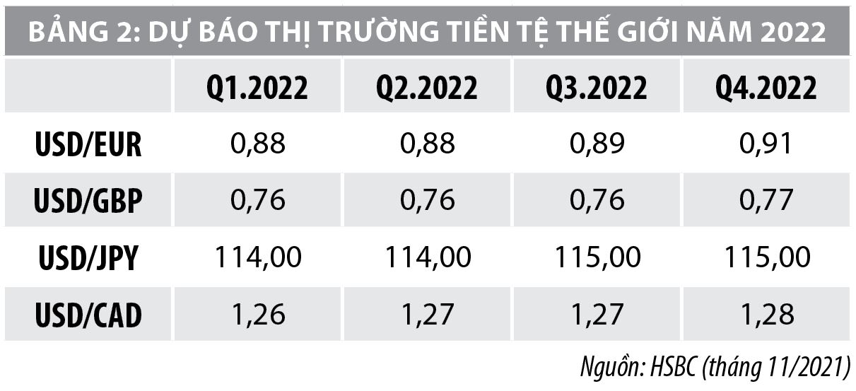 Thị trường tiền tệ thế giới năm 2021 và vấn đề đặt ra năm 2022 - Ảnh 2