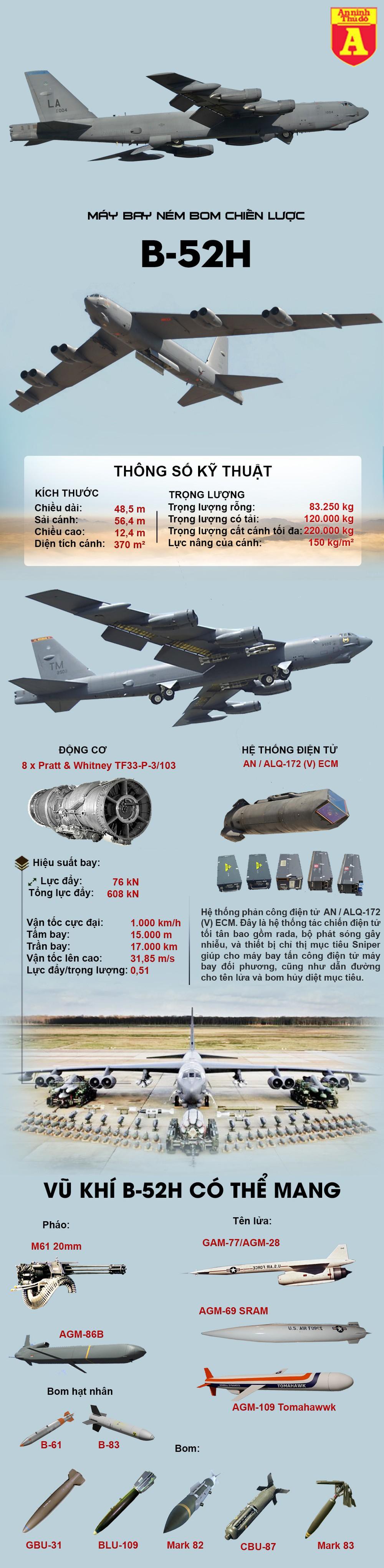 Cận cảnh "Pháo đài bay" B-52 của Mỹ - Ảnh 1