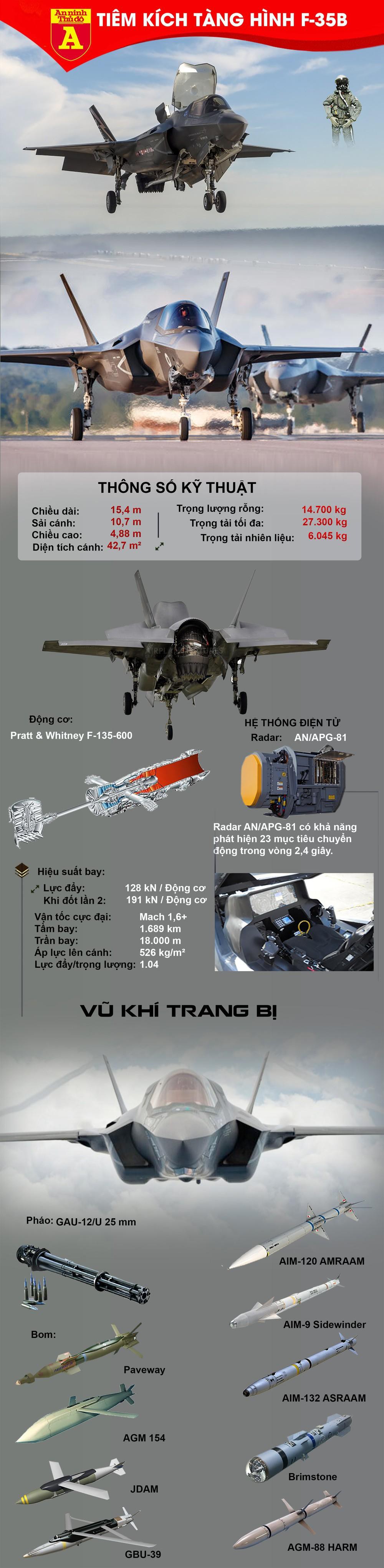Khả năng tác chiến của tiêm kích tàng hình F-35B - Ảnh 1