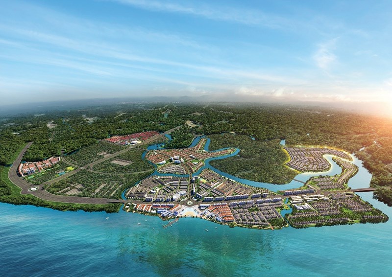 Đô thị sinh thái thông minh Aqua City. Ảnh NVL