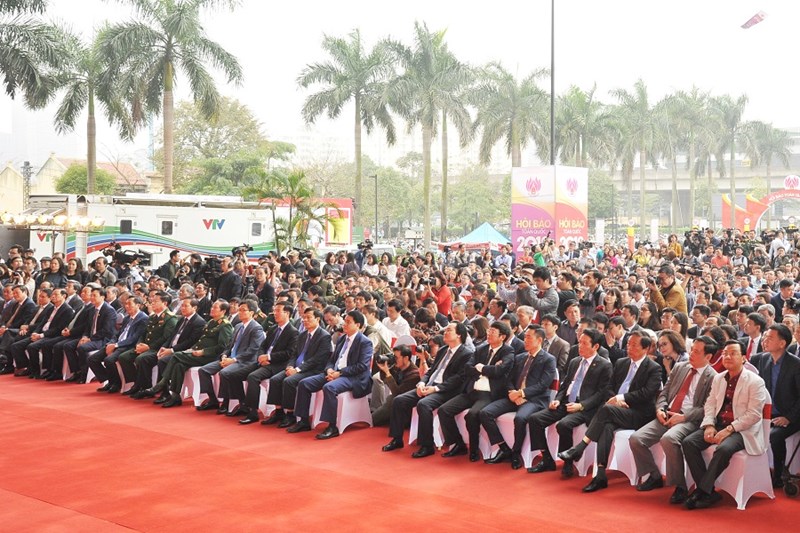 Các đại biểu tham dự Hội báo toàn quốc 2018
