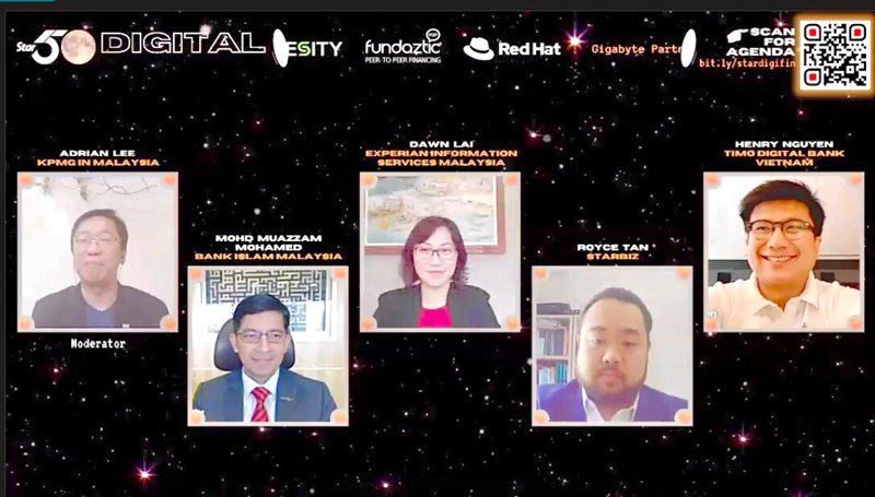 Hội thảo trực tuyến với chủ đề T&agrave;i ch&iacute;nh kỹ thuật số: yếu tố th&uacute;c đẩy nền kinh tế kh&ocirc;ng tiền mặt - do Star Media Group Malaysia tổ chức s&aacute;ng 22.06.2021