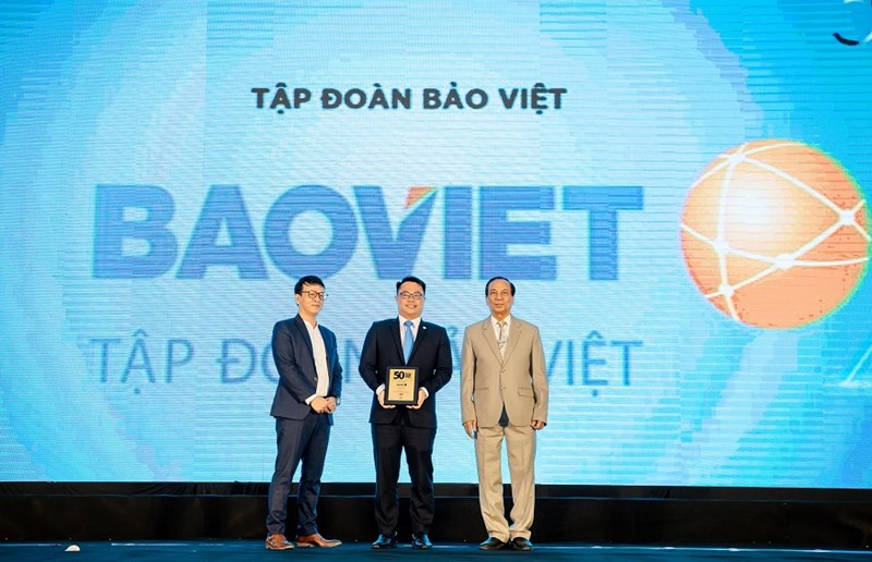 Tập đo&agrave;n Bảo Việt - Top 50 c&ocirc;ng ty kinh doanh hiệu quả nhất Việt Nam.