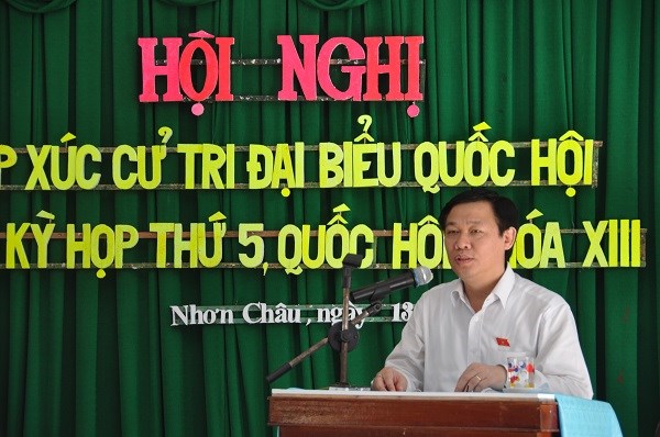 Đại biểu Quốc hội Vương Đình Huệ tiếp xúc cử tri xã đảo Nhơn Châu - Ảnh 2