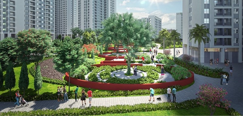 Công viên 6 giác quan ngay trung tâm dự án sẽ là trải nghiệm mới lạ & khác biệt cho cư dân