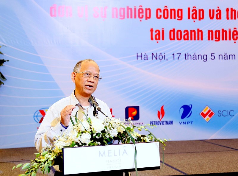 Chuy&ecirc;n gia kinh tế Nguyễn Minh Phong đ&aacute;nh gi&aacute; cao việc Tạp ch&iacute; T&agrave;i ch&iacute;nh v&agrave; Cục T&agrave;i ch&iacute;nh doanh nghiệp phối hợp tổ chức hội thảo.