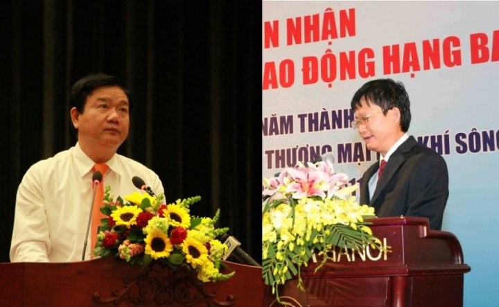 Anh em ông Đinh La Thăng và Đinh Mạnh Thắng cùng bị bắt giam ngày 2/12/2017.