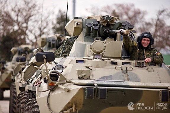 Xe thiết giáp BTR-82A. Nguồn: RIA